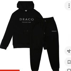 Draco Black Hoodie and Jogger Set